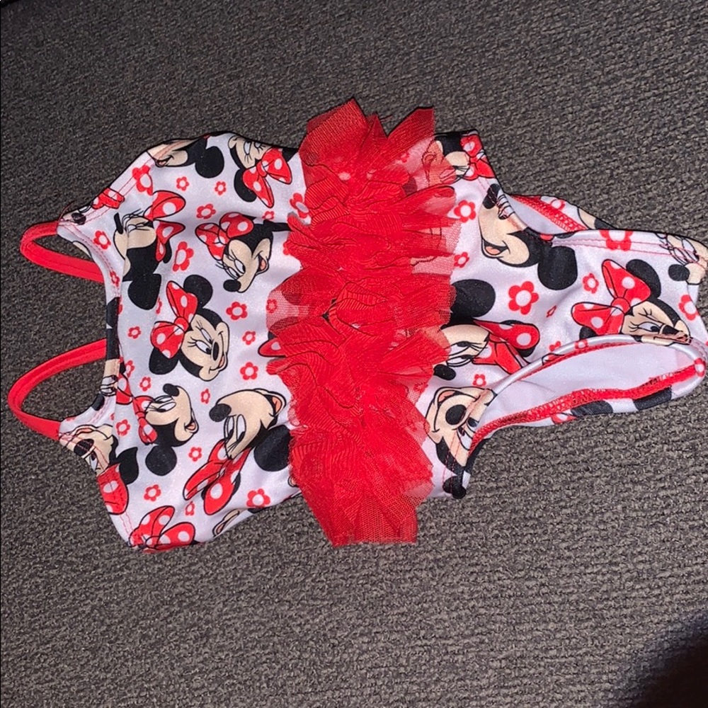 Minnie Mouse one piece bathing suit